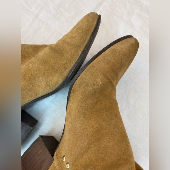 Sam Edelman Revolve Rubin Grommet Suede Ankle Boot - Picture 8 of 15